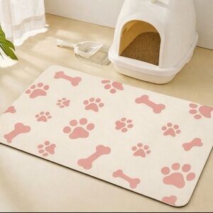 18”*30” Absorbent Pet Mat for Food and Water - Non Slip Easy Clean